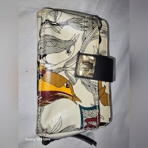 Sakroots The Sak Peace Nature Artist Wallet Clutch Zip Around No Strap
